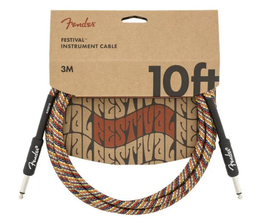 Fender FV Series Cable Cotton Rainbow Fender FV Series Cable Cotton Rainbow