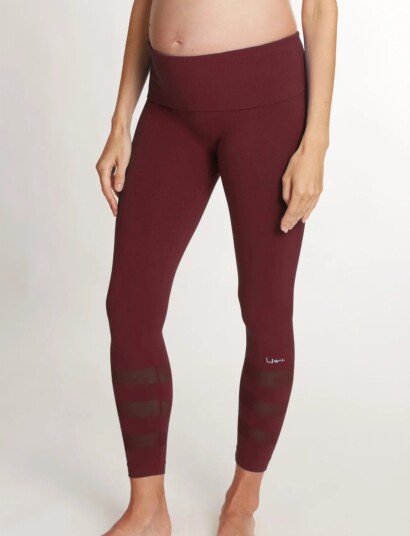 Cache Coeur Maternity Leggings Sport Woma Burgundy S Regular Cache Coeur Maternity Leggings Sport Woma Burgundy S Regular