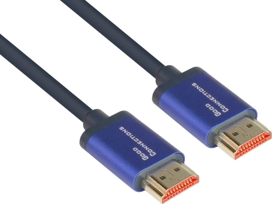 Alcasa 4521 Sf010b Hdmi Kabel 1 M Hdmi Type A Standard Blau 4521 Sf010b