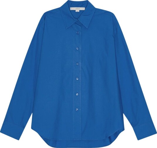 REMAIN Birger Christensen Boxy Shirt Blue 40 REMAIN Birger Christensen Boxy Shirt Blue 40