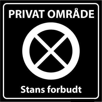 Skilt   Privatrettslig   Stans Forbudt