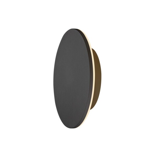 D-ring 25 cm vegglampe utendørs 15W 2700/3000 kelvin IP65 - dimbar - Svart D-ring 25 cm vegglampe utendørs 15W 2700/3000 kelvin IP65 - dimbar - Svart