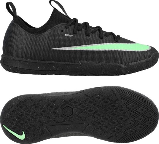 Nike Mercurial Vapor 17 Academy Ic Shadow   Svart/illusion Green Barn   Innendørs (Ic) størrelse 36½