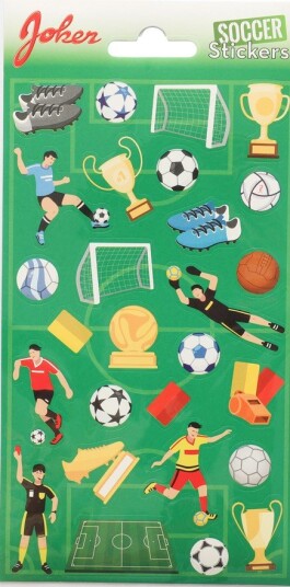Klistermerker Fotball 1 ark