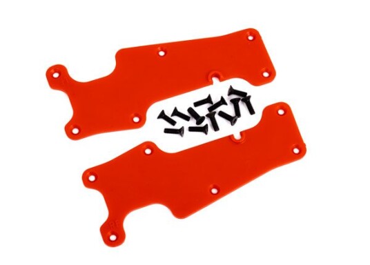 Traxxas 9633R Suspension Arm Covers Front L+R Red Sledge Traxxas 9633R Suspension Arm Covers Front L+R Red Sledge
