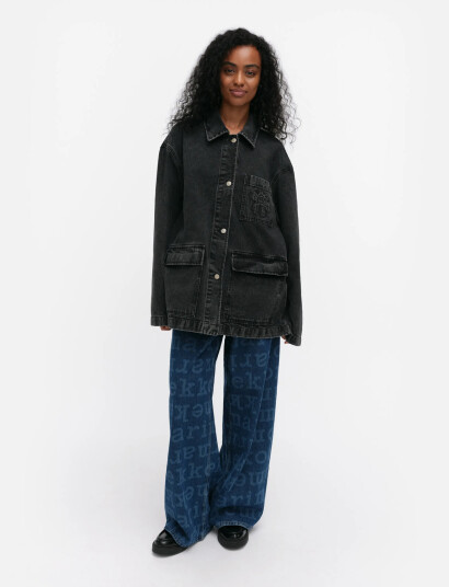 Marimekko Maridenim Poweri Unikko - Black - L Marimekko Maridenim Poweri Unikko - Black - L
