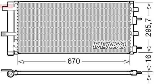 Kondensator DENSO DCN10053 Kondensator DENSO DCN10053