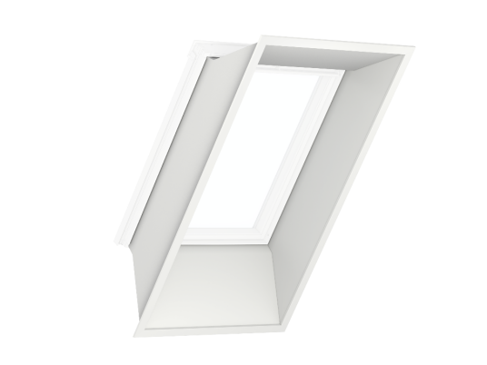 Velux Utforing Hvit Pvc 94x160 125-400mm