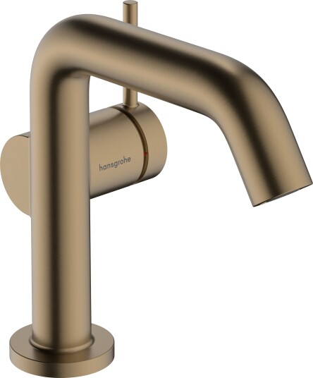 Hansgrohe Tecturis S Servantbatteri med kaldstartfunksjon Borstat bronse Baderom