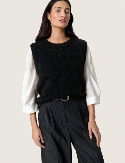 Soaked in Luxury Slamaris Vest - Black - XS Soaked in Luxury Slamaris Vest - Black - XS