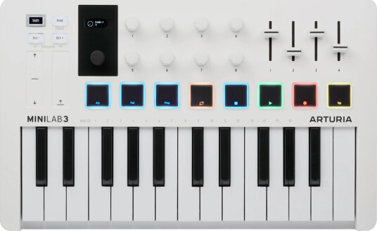 Arturia MiniLab 3 Hvit Arturia MiniLab 3 Hvit