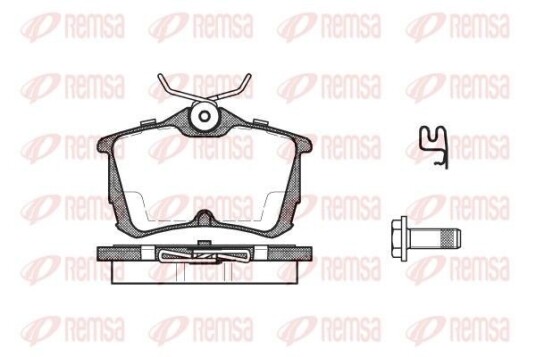 Bremseklosser REMSA 0695.02 Bremseklosser REMSA 0695.02