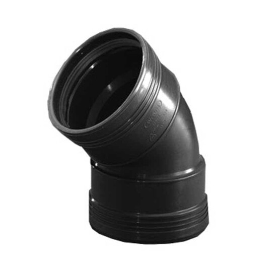 Wavin Wafix Plus Bend PP 15-88,5° Ø32-110mm 110mm / 45°