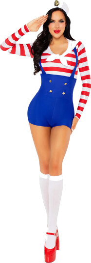 Leg Avenue Sjømann Deluxe Kostyme Medium LO87326-101|M