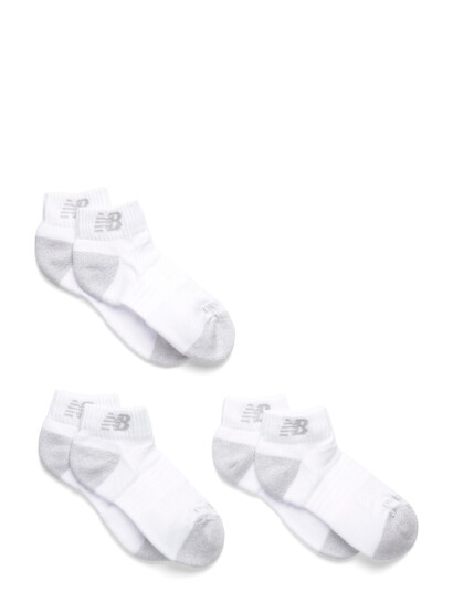 New Balance Youth Active Low Cut Socks 3 Pack White L New Balance Youth Active Low Cut Socks 3 Pack White L