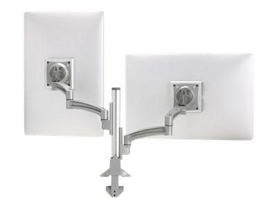 Chief Kontour Series K2C220S monteringssett - for 2 LCD-skjermer - halvblank sølv