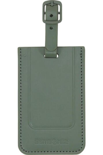 Samsonite Rectangle Luggage Tag X2 - Khaki green - ONE SIZE Samsonite Rectangle Luggage Tag X2 - Khaki green - ONE SIZE