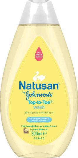 Natusan By Johnsons Top-To-Toe Wash 300ml Natusan By Johnsons Top-To-Toe Wash 300ml