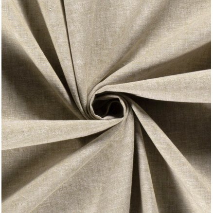 Balsløw Lin/Bomull Melange Stoff 145cm 026 Beige 50cm
