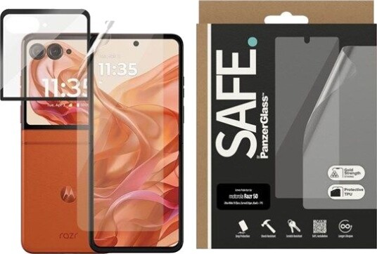 SAFE by PanzerGlass Screen Protector Motorola Razr 50 | Glass & Film