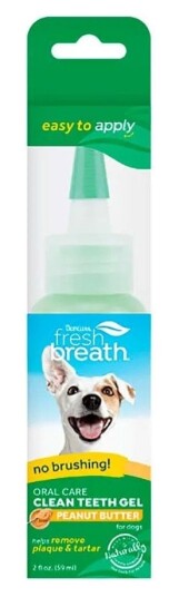 Tropiclean Oral Care Gel Peanut Butter