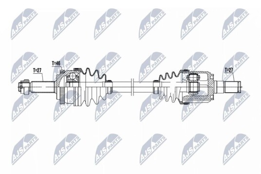 Nty Drivaksel NTY NPW HY 635 Nty Drivaksel NTY NPW HY 635