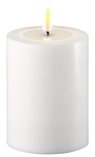 Deluxehomeart Real Flame LED-kubbelys 7,5x10 cm hvit