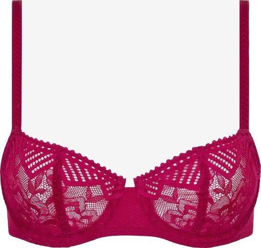 CHANTELLE Origins Half-Cup Bra - RUBY PINK - 80 B