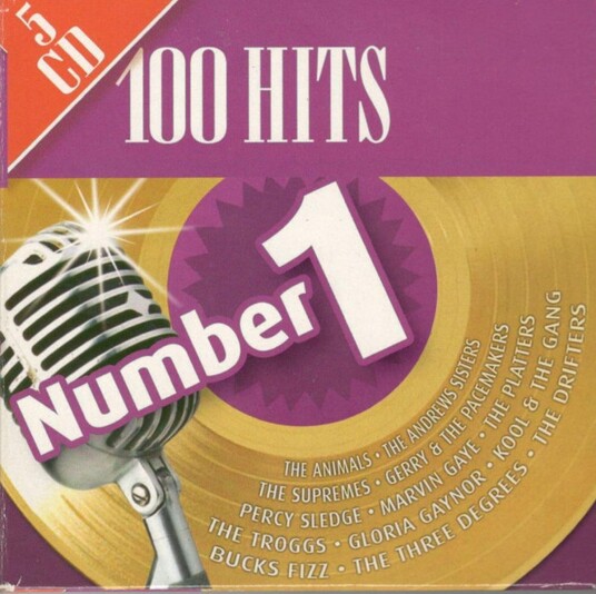 100 Hits Number 1 (5CD) Diverse artister 60-70-80-tallet 100 Hits Number 1 (5CD) Diverse artister 60-70-80-tallet
