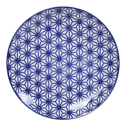 Tokyo Design Studio Nippon Blue tallerken 20 cm star Tokyo Design Studio Nippon Blue tallerken 20 cm star