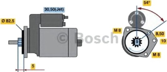 BOSCH 0 986 016 800 Starter