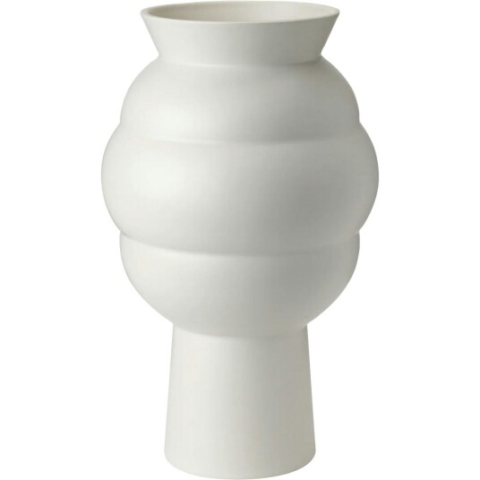 Knabstrup Keramik Tortus Archie No4 Vase 37 cm Hvit