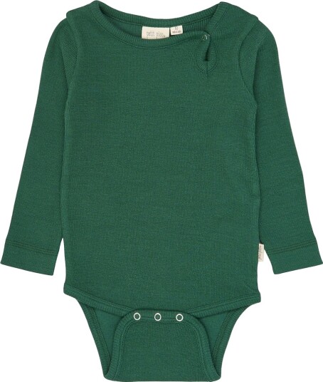Petit Piao Body I/e PPStone Fotturer Green Petit Piao 68 Langermet Body Armygrønn Grønn 62