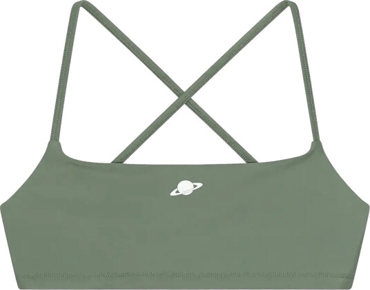 Planet Nusa Crossback1 Power Sports Bra Khaki green XXL