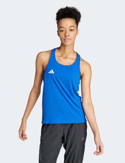 adidas Performance Adizero E Tank - Blue - XXS adidas Performance Adizero E Tank - Blue - XXS