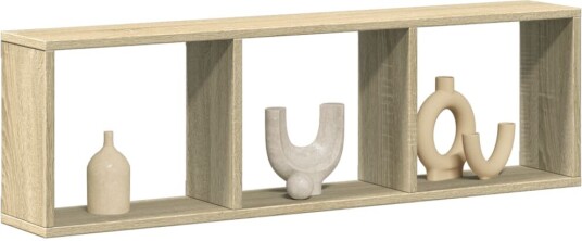 Veggskap 100x16x30 cm sonoma eik konstruert tre