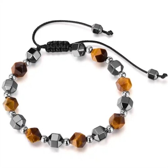 Hametite/Tiger Eye perlearmbånd. Hametite/Tiger Eye perlearmbånd.