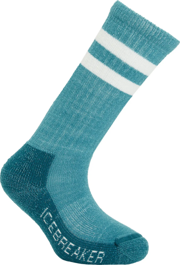 Icebreaker Hike Light Crew Kids topaz/snow S
