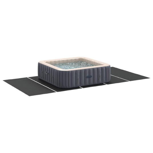 Rektangulært bassengtrekk Svart 550 x 280 cm Polyethylen Rektangulært bassengtrekk Svart 550 x 280 cm Polyethylen