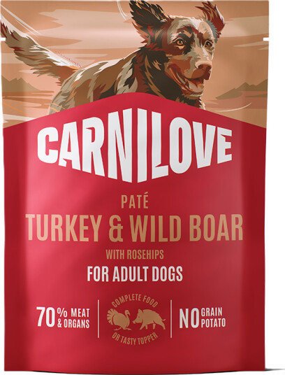 Carnilove Våtfôr til Hund – Paté med Kalkun & Villsvin og Hyben 300g Carnilove Våtfôr til Hund – Paté med Kalkun & Villsvin og Hyben 300g