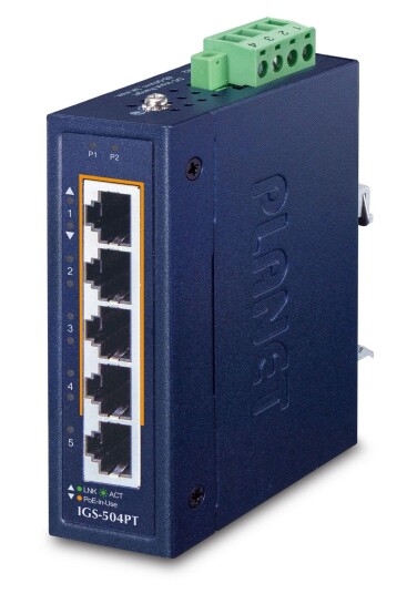 PLANET IP30 Compact size 4-Port