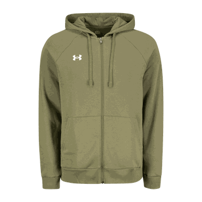 Under armour Rival Fleece Full Zip Hoodie hettejakke herre Grønn MD Under armour Rival Fleece Full Zip Hoodie hettejakke herre Grønn MD