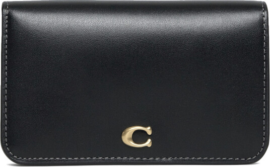 Coach Essential Slim Card Case Black ONE SIZE