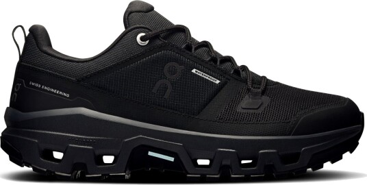 On Women"s Cloudrock Low Waterproof Black/Black 36.5