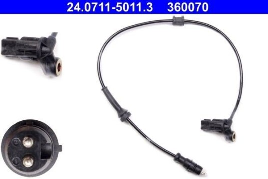 Sensor, ABS ATE 24.0711-5011.3