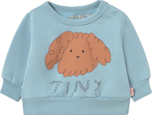 Tiny Cottons Collegegenser Krøllete Dog Denim Blue Tiny Cottons 9 md Collegegenser Blå Brun Lyseblå Tiny Cottons Collegegenser Krøllete Dog Denim Blue Tiny Cottons 9 md Collegegenser Blå Brun Lyseblå