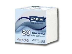 Serviet Classeur Professional 33X33 Cm 3-Lag 80 Stk Pr. Pakke Hvit,24 Pk X 80 Stk