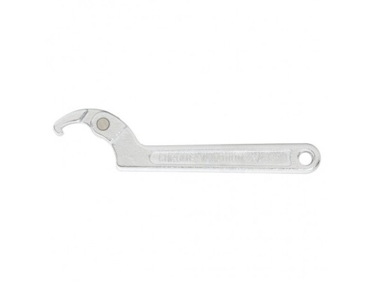 Ks Tools 517.1302, Hakenøkkel, Krom, Kromvanadiumstål, Skralle, 19,20,22,24,25,28,30,32,34,35,36,40,41,42,45,50 Mm, 16,2 Cm