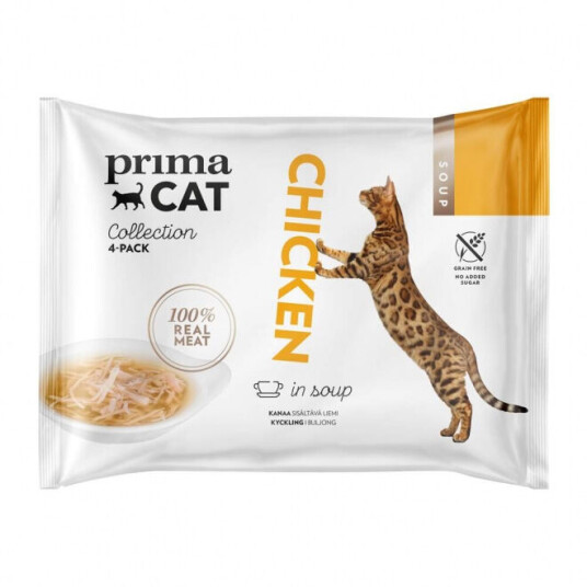 Primacat Chicken In Soup (4 X 40 Gram) Primacat Chicken In Soup (4 X 40 Gram)