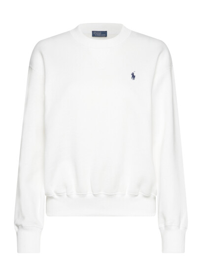 Polo Ralph Lauren Fleece Crewneck   White   S